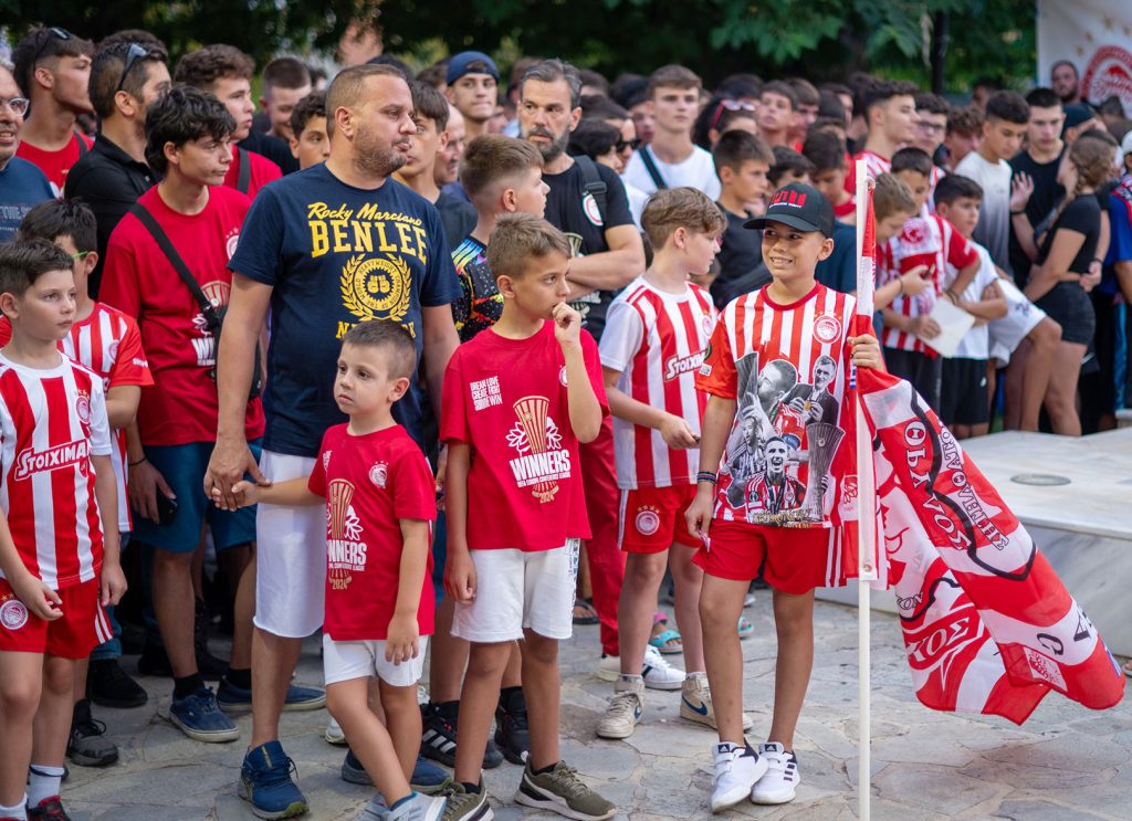 Αποθέωση και στην Σπάρτη για τις ευρωκούπες του Ολυμπιακού